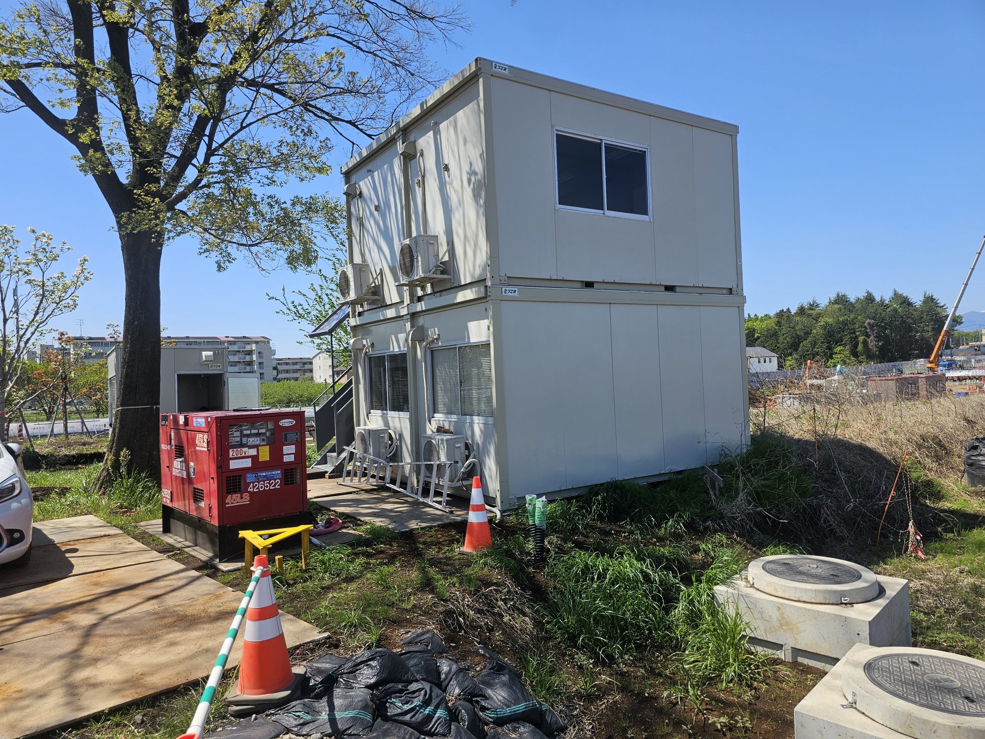 横浜仮設事務所電気工事