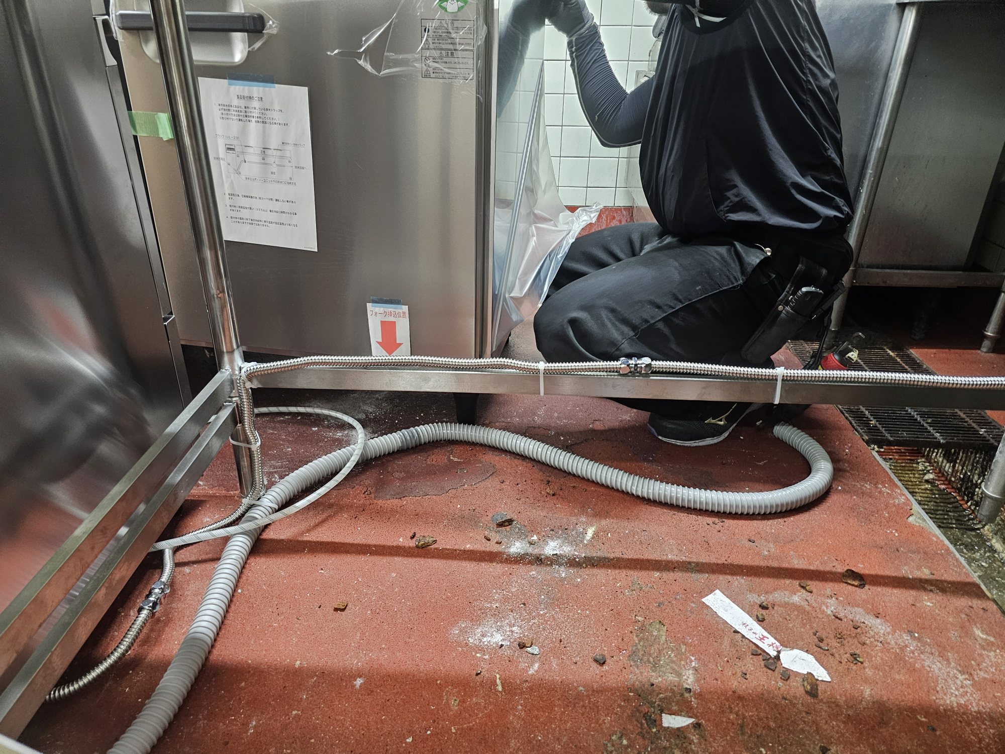 千葉県八千代台飲食店厨房給排水工事